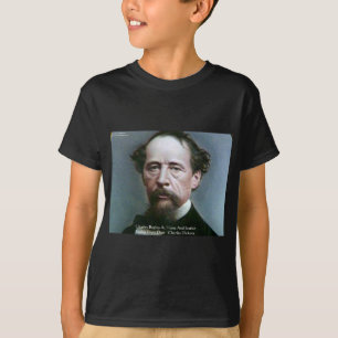 Charles Dickens "Charity @Home" Quote Gifts T-Shirt