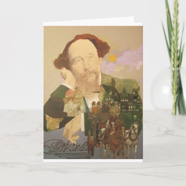 Charles Dickens, English Author Card (Front)
