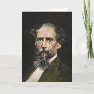 Charles Dickens Greetings Card