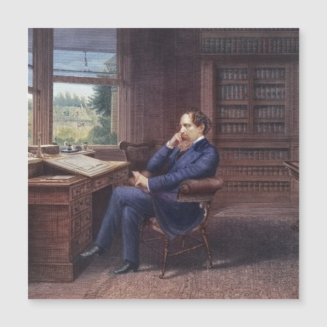 Charles Dickens in His Study (Front)