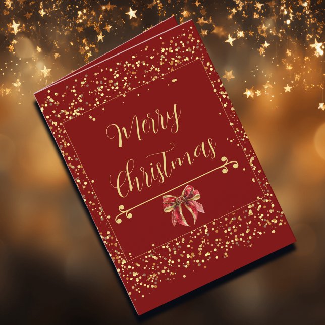 Charles Dickens Inspired Red Vintage Card (Creator Uploaded)