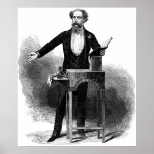 Charles Dickens Last Reading Poster