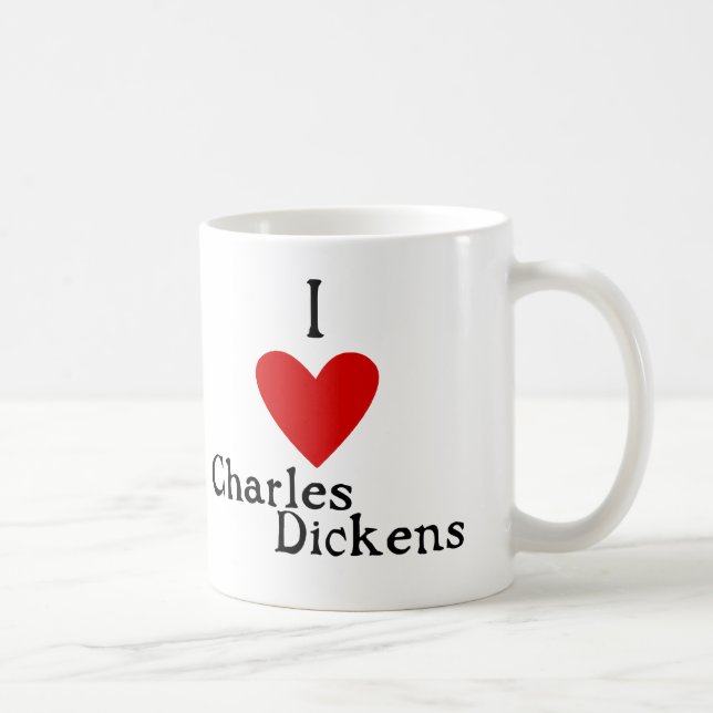 Charles Dickens Love Coffee Mug (Right)