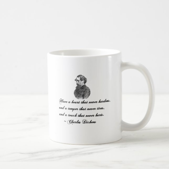 Charles Dickens Our Mutual Friend Quote Coffee Mug (Right)