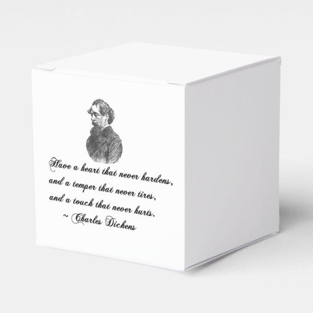 Charles Dickens Our Mutual Friend Quote Favour Box (Front Side)