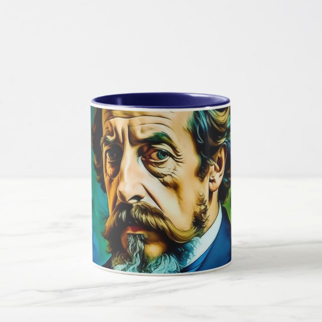 Charles Dickens Personalised Mug (Center)