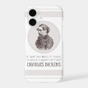 Charles Dickens Portrait and Quote