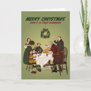 Charles Dickens Truly Dickensian Christmas Card