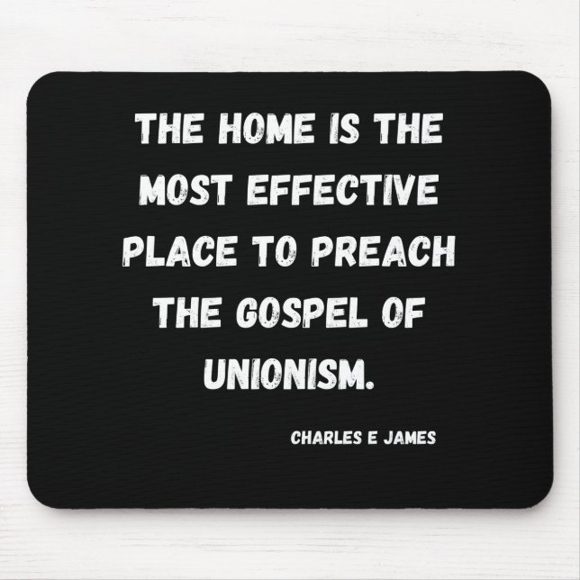 Charles E James Quote Mouse Pad (Front)
