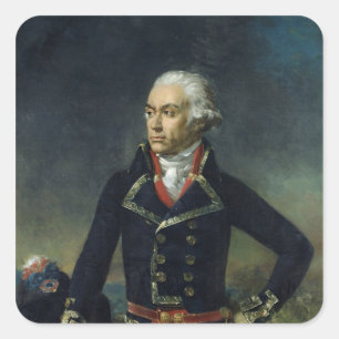Charles-Francois du Perier Dumouriez Square Sticker
