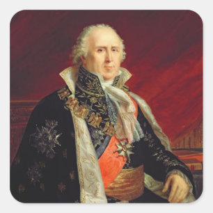 Charles-Francois Lebrun Duke of Plaisance Square Sticker