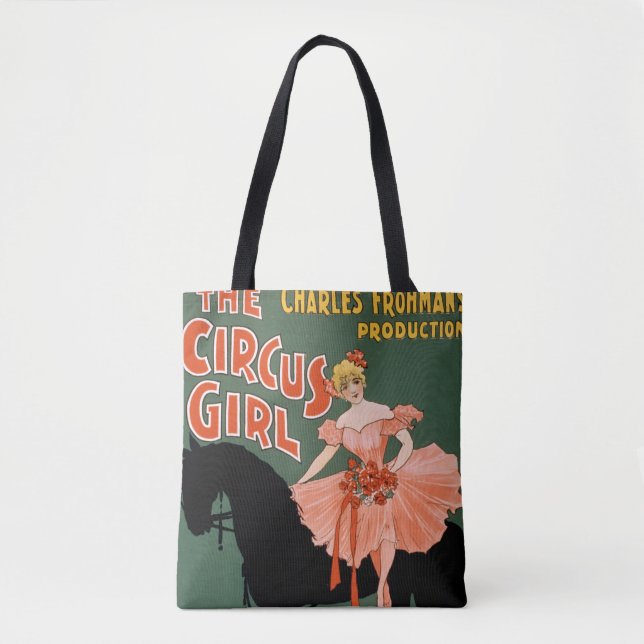 Charles Frohman's Production, The Circus Girl 3 Tote Bag (Front)
