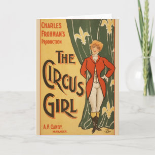 Charles Frohman's Production, The Circus Girl Card