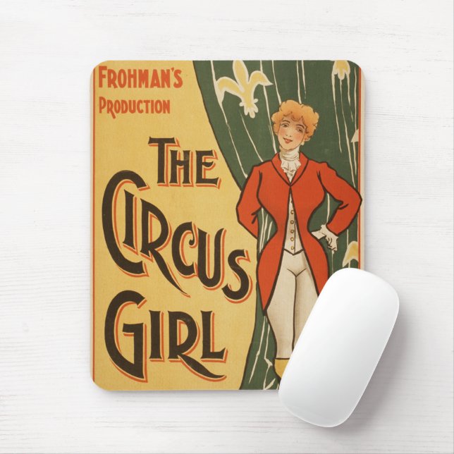 Charles Frohman's Production, The Circus Girl Mouse Pad (With Mouse)