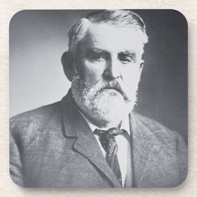 Charles Goodnight (b/w photo) Coaster (Front)