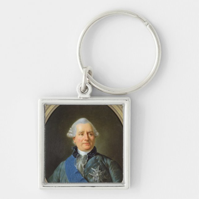 Charles Gravier  Count of Vergennes Key Ring (Front)