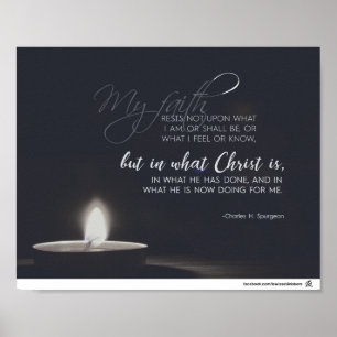 Charles H. Spurgeon - in Christ alone Poster