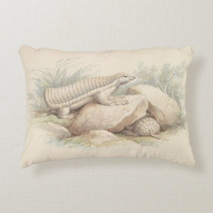 Charles Hamilton Smith - Pink Fairy Armadillo Decorative Cushion