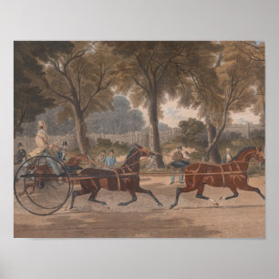 Charles Hunt - Extraordinary Trotting Match Poster