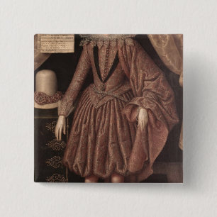 Charles I as Prince of Wales, c.1612-13 15 Cm Square Badge