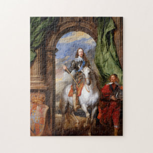 Charles I on Horseback by Van Dyck Jigsaw Puzzle