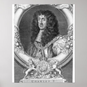 Charles II (1630-85) King of Great Britain and Ire Poster
