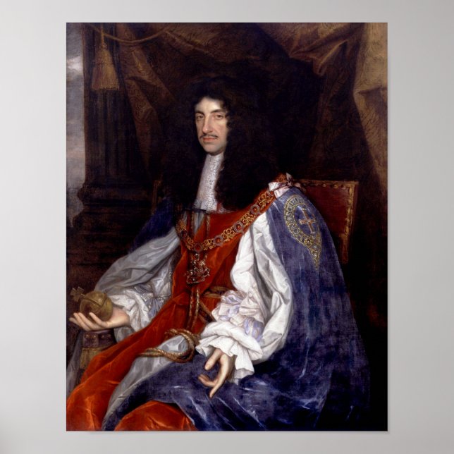 Charles II of Great Britain and Ireland Poster (Front)
