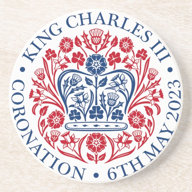 Charles III Coronation Coaster (Front)