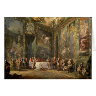 Charles III de Borbon, lunching Before his