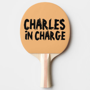 CHARLES IN CHARGE BOSS PING PONG PADDLES