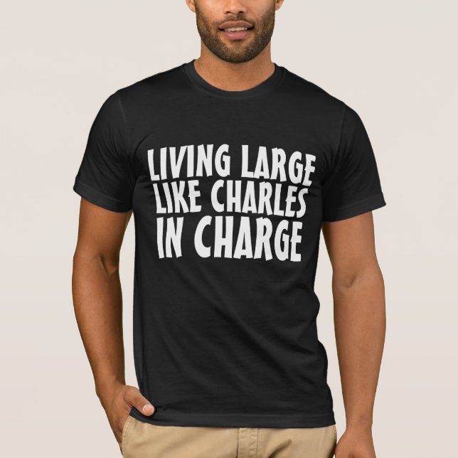 CHARLES IN CHARGE VINTAGE T-SHIRTS (Front)