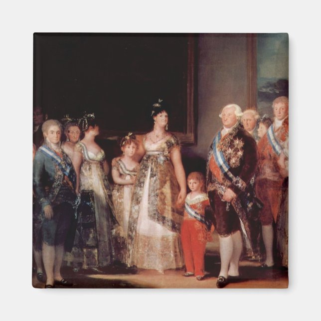 Charles IV of Spain and His Family - Goya Magnet (Front)