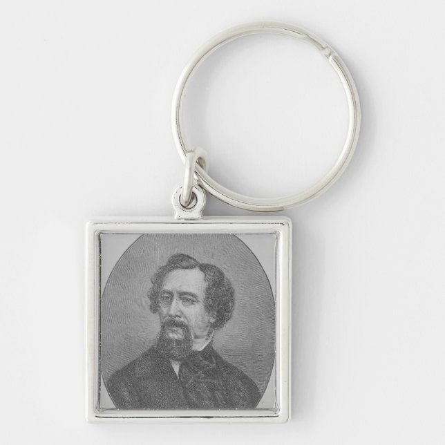 Charles John Huffam Dickens Key Ring (Front)