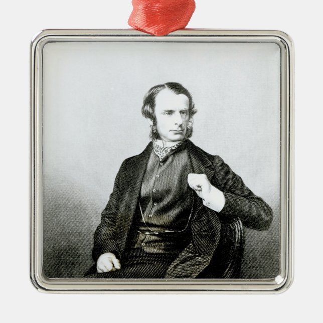 Charles Kingsley Metal Ornament (Front)