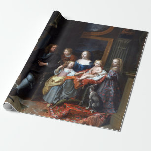 Charles Le Brun Everhard Jabach and His Family Wrapping Paper