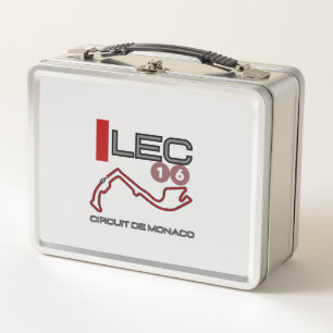 Charles Leclerc, Formula 1, Monaco Grand Prix Metal Lunch Box