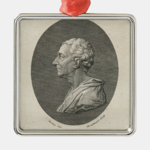 Charles Louis de Secondat, Baron de Montesquieu Metal Ornament