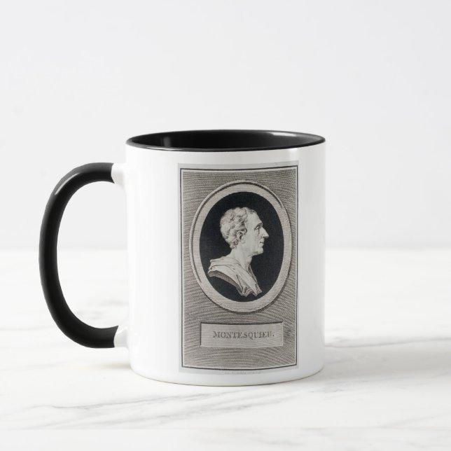 Charles Louis de Secondat, Baron de Montesquieu Mug (Left)