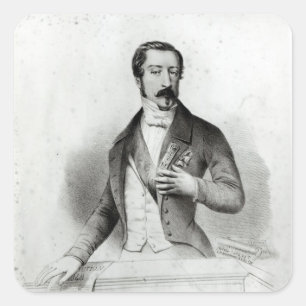 Charles Louis Napoleon Bonaparte Square Sticker