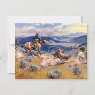 Charles M. Russell's Loops and Swift Horses (1916) Invitation