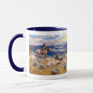 Charles M. Russell's Loops and Swift Horses (1916) Mug