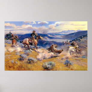 Charles M. Russell's Loops and Swift Horses (1916) Poster