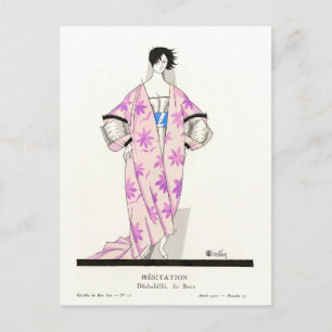 Charles Marin Fashion Holiday Postcard