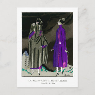 Charles Marin Fashion Holiday Postcard
