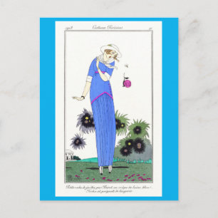 Charles Marin Fashion Holiday Postcard