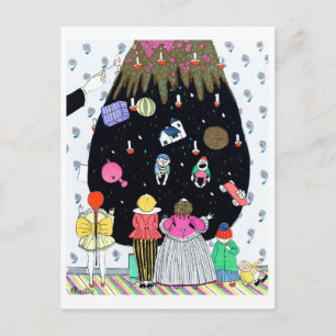 Charles Marin Fashion Holiday Postcard