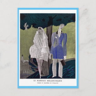 Charles Marin Fashion Holiday Postcard