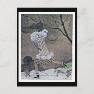 Charles Marin Fashion Holiday Postcard