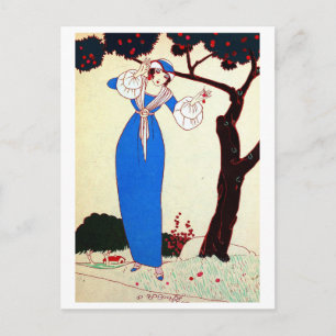Charles Marin Fashion Holiday Postcard