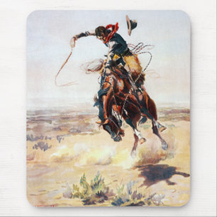 Charles Marion Russell A Bad Hoss Mouse Pad